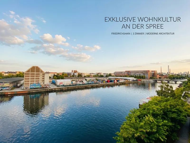 3-Zimmer-Wohnung Traumhafte mit Spreeblick: Erstklassige Lage am Ostbahnhof! — photo 1